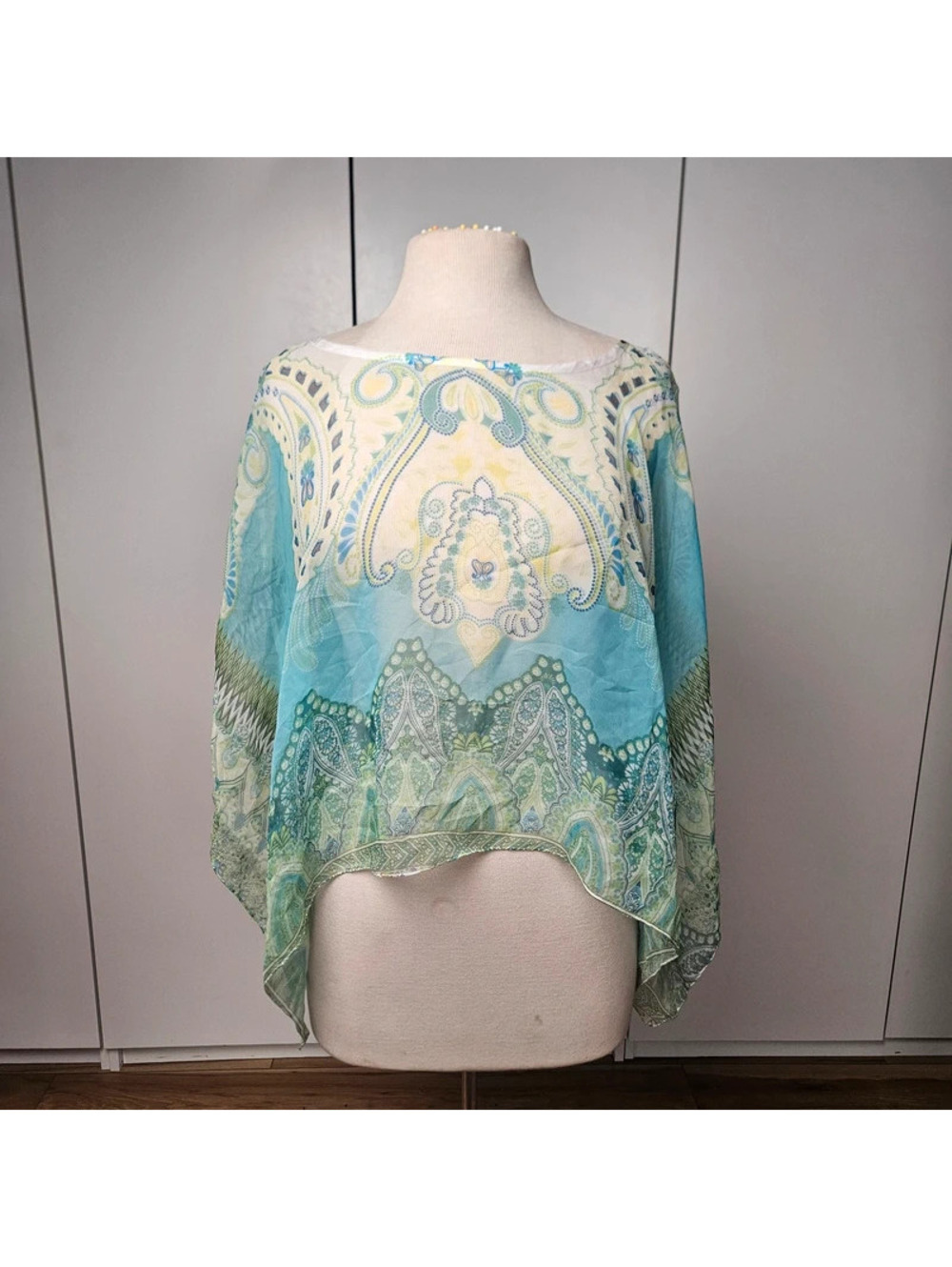 Sheer fairy poncho top